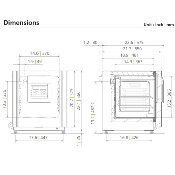 MCO-50AICL_PHCbi_CO2 Incubator_Specs Sheets