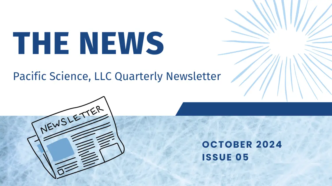 Pacific Science, LLC newsletter header Oct 2024